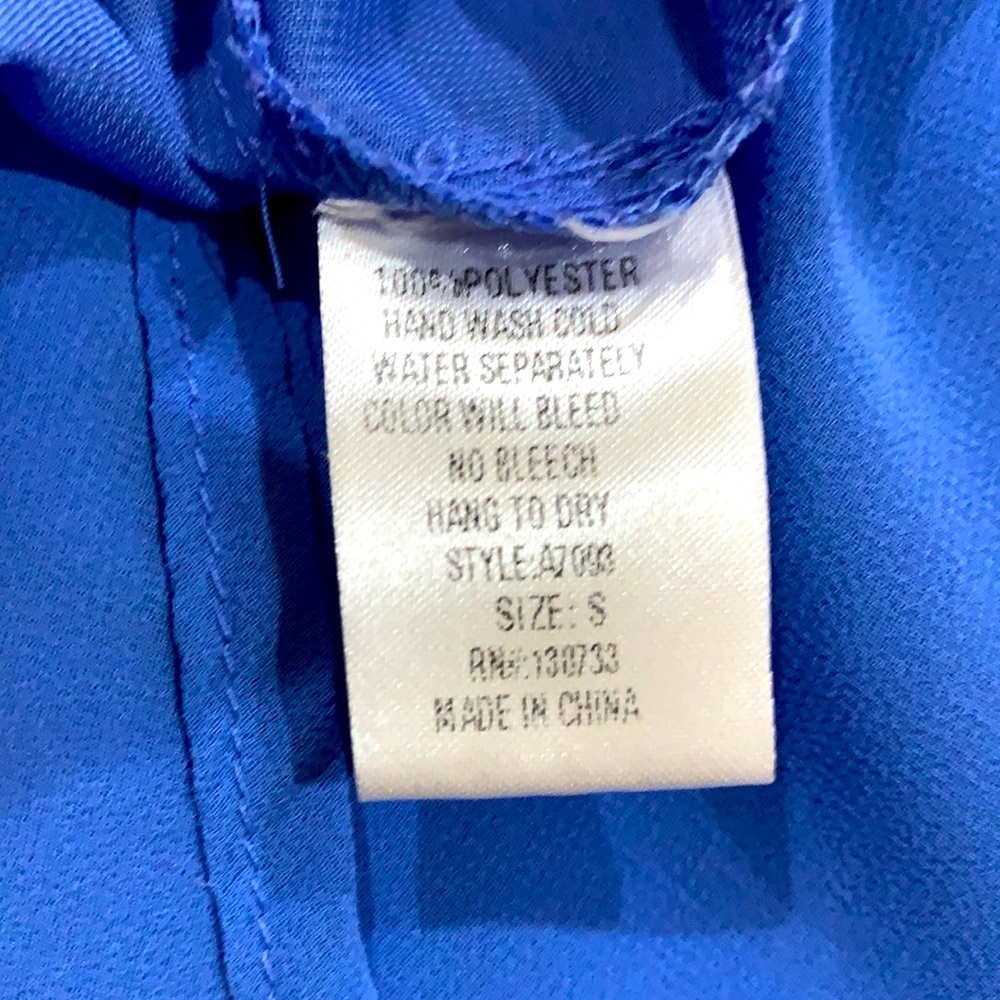 Umgee USA blue high low dress. Size: small - Picture 8 of 8